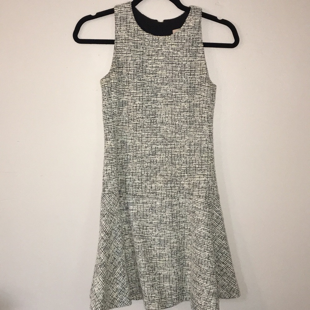 Grey tweed Banana Republic dress